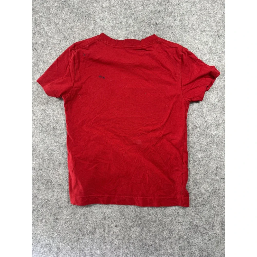 Jordan Jumpman Nike Graphic Tee 6 Red Cotton Short Sleeve Shirt